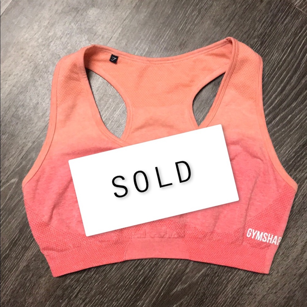GYMSHARK OMBRÉ SPORTS BRA